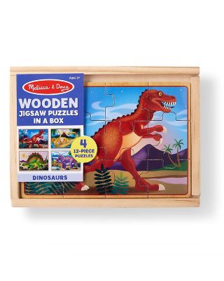 4 mini puzzle in 1 a tema dinosauri