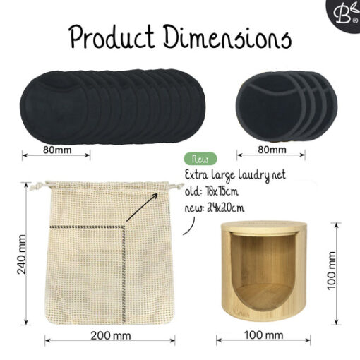 dischetti struccanti ecologici kit bamboozy