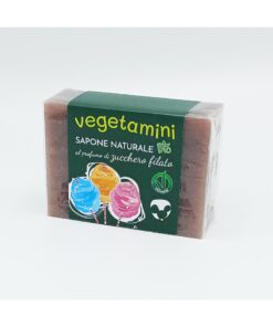 sapone solido naturale vegetamini allo zucchero filato