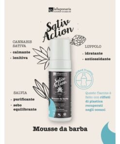 mousse idratante barba