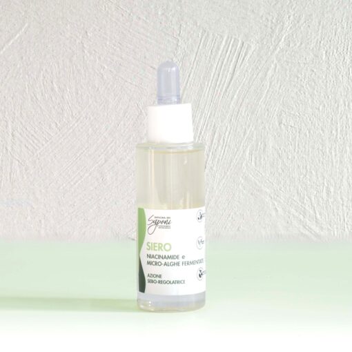 Siero viso Sebo-Regolatore alla Niacinamide e Micro Alghe Fermentate